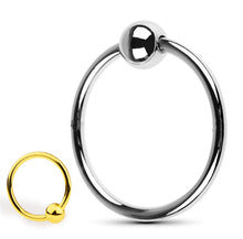 Toy Supplies Metal Horseshoe Ring Single Bead Ring