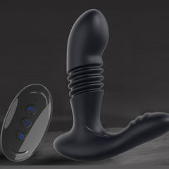 Men's Telescopic Prostate Butt Plug Vibrator