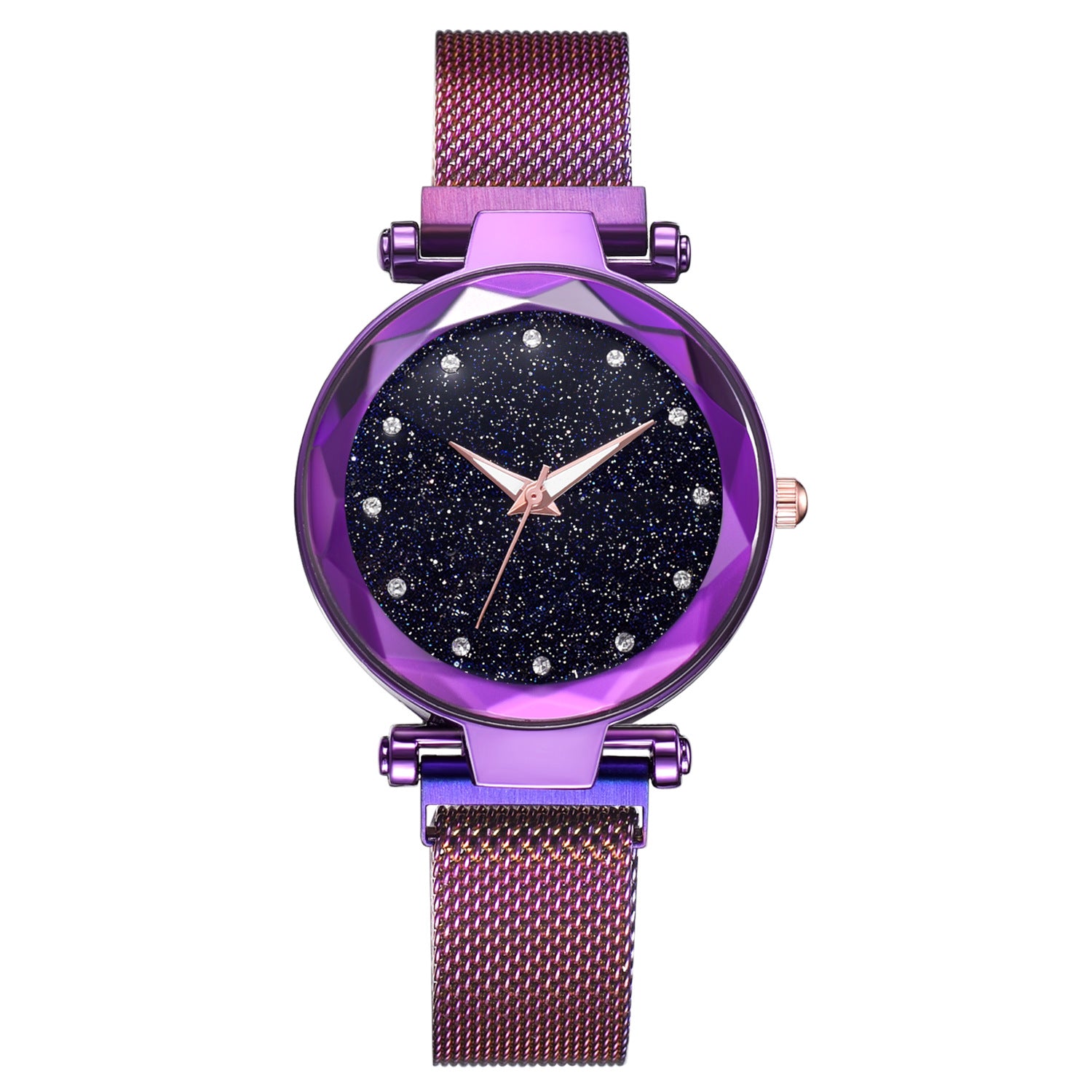 Luxury Women Watches Bracelet Set Fashion Elegant Magnet Buckle Ladies Starry Sky Watch Set Relogio