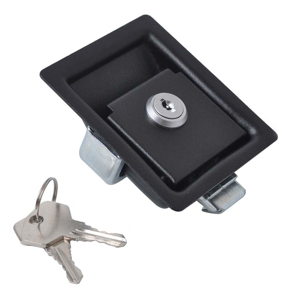 Car toolbox door lock black carbon steel panel lock