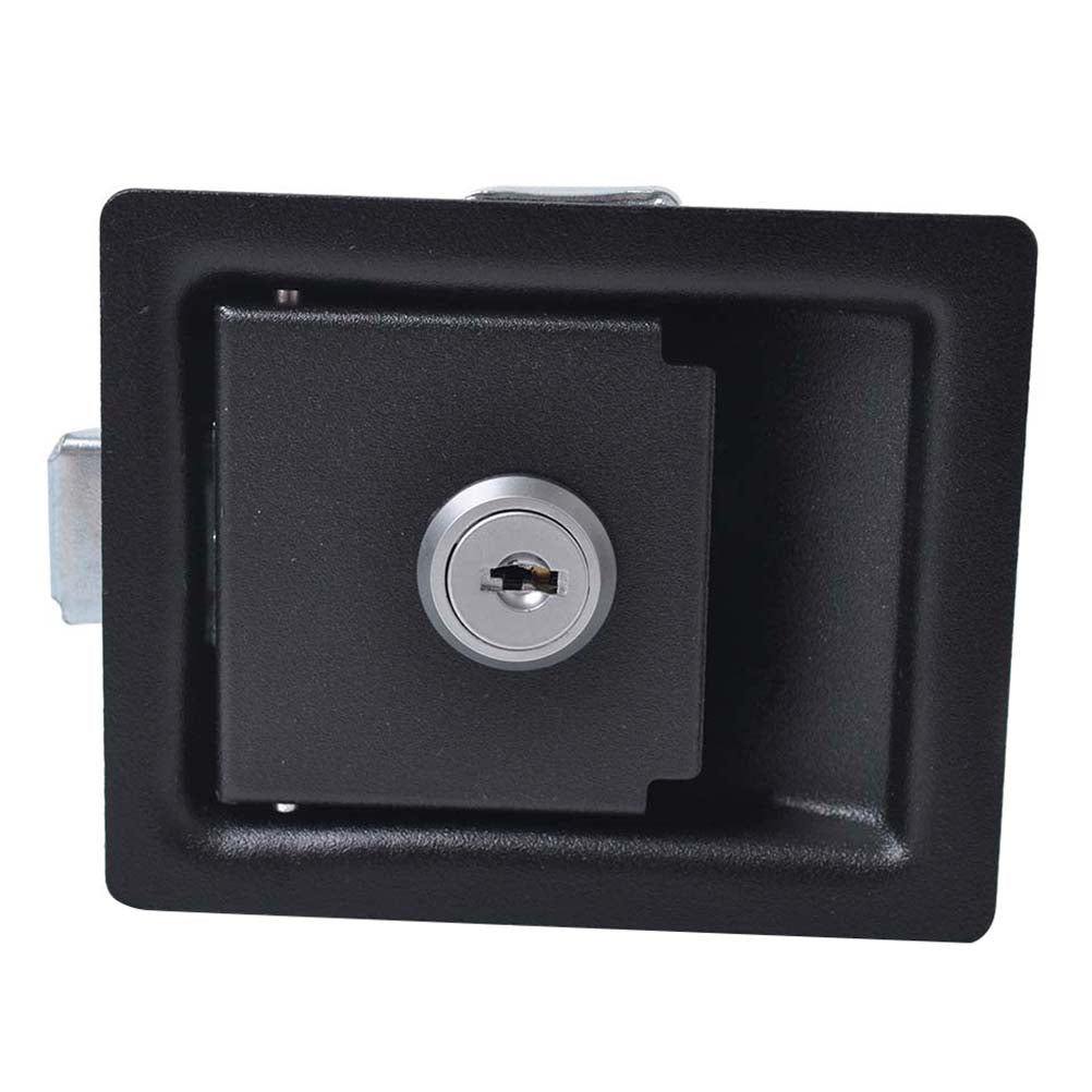 Car toolbox door lock black carbon steel panel lock