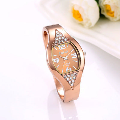 Rhinestone Square Bracelet Watch