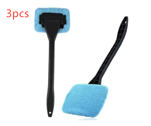 Car Window Pivoting Microfiber Cleaner Auto Window Cleaner