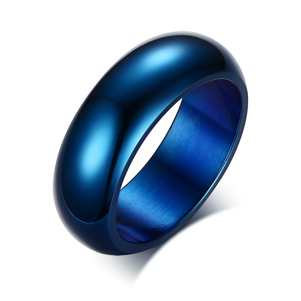 Light body titanium steel ring