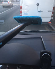 Car Window Pivoting Microfiber Cleaner Auto Window Cleaner