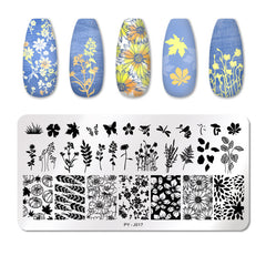 Manicure stainless steel printing plate