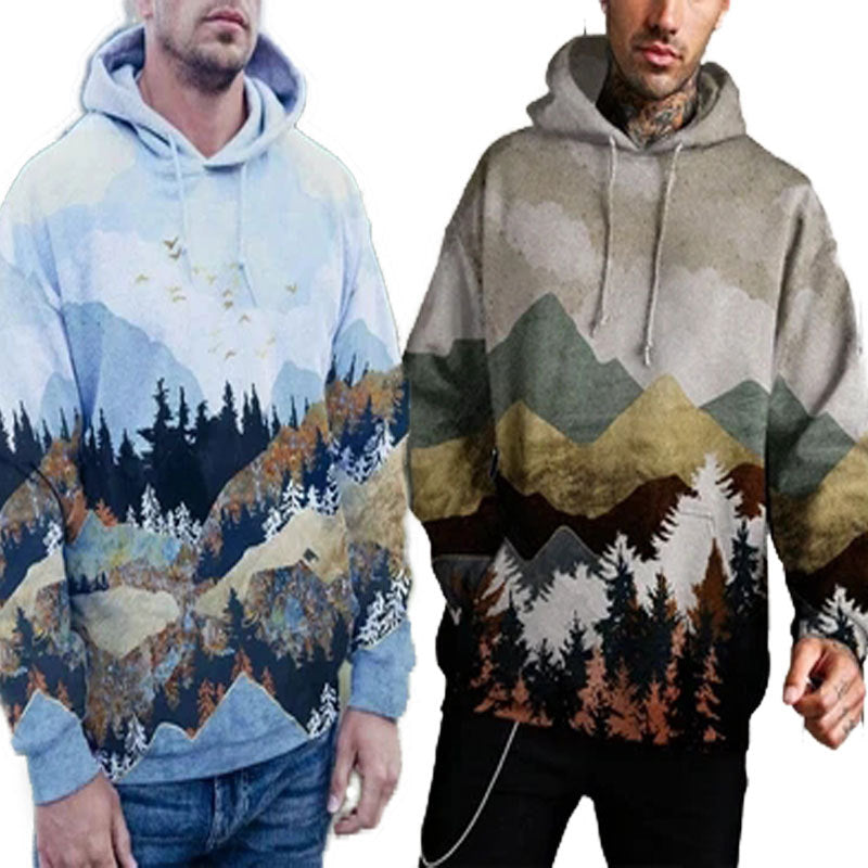 Printed Super Flexible Hoodie Casual Hoodie