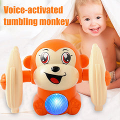 Baby Toys Electric Tumbling Monkey Light Music Puzzle Sound Tipping Monkey Kids Toys Early Educational Toys For Children Gifts