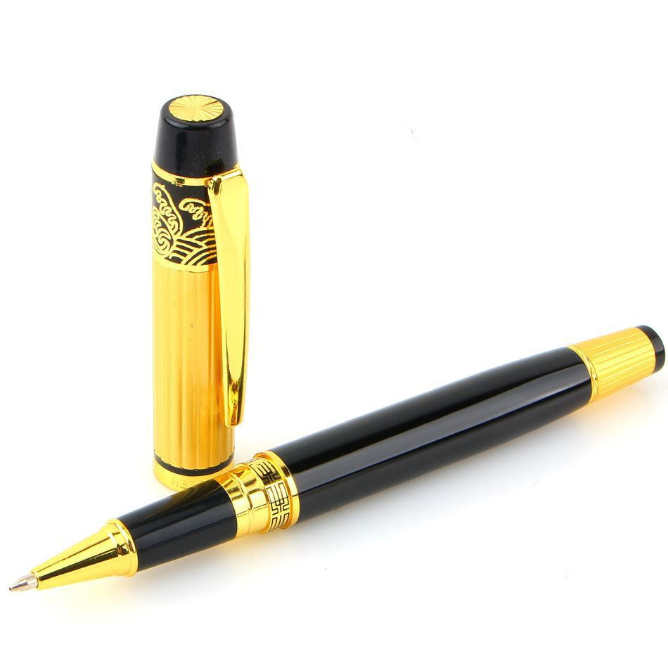 Patterned Orb Pen Metal Fountain Pen