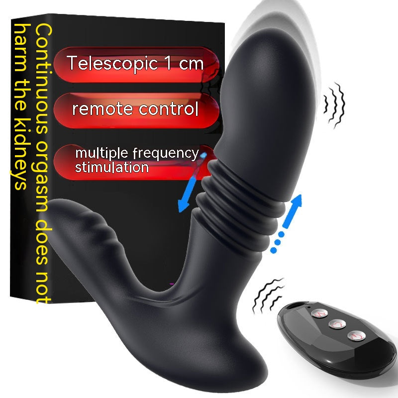 Men's Telescopic Prostate Butt Plug Vibrator