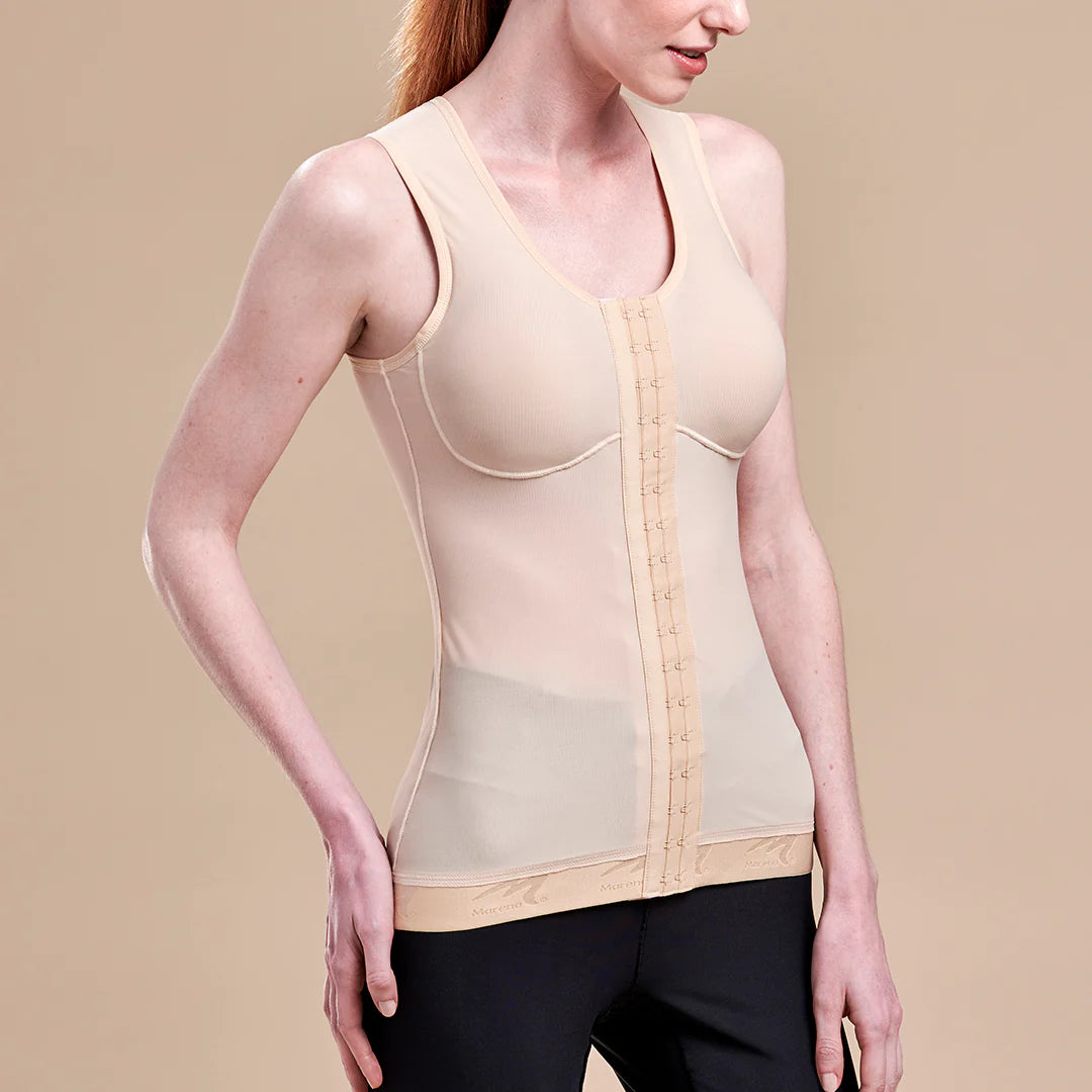 CARESS™ POCKETED CAMISOLE WITH COMPRESSION BODICE - STYLE NO. CAR-815P-11