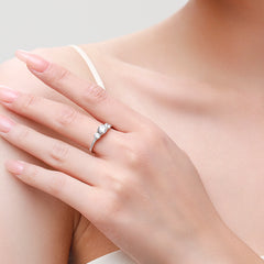 925 Sterling Silver Light Luxury Ring