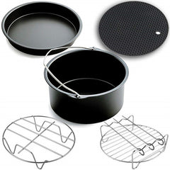 Air Fryer Accessories Suitable For 10-piece Kit 6or7 Inch Kit