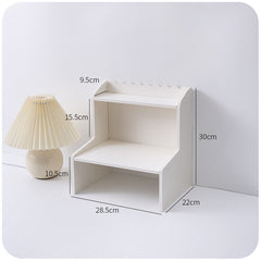 Desktop Multi-layer Storage Rack Office Desk Bookshelf Dormitory Bed Elevated Rack Table Storage Box