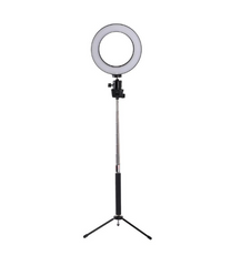 Mobile phone live fill light anchor beauty soft light flashing live triangle bracket light photo ring light