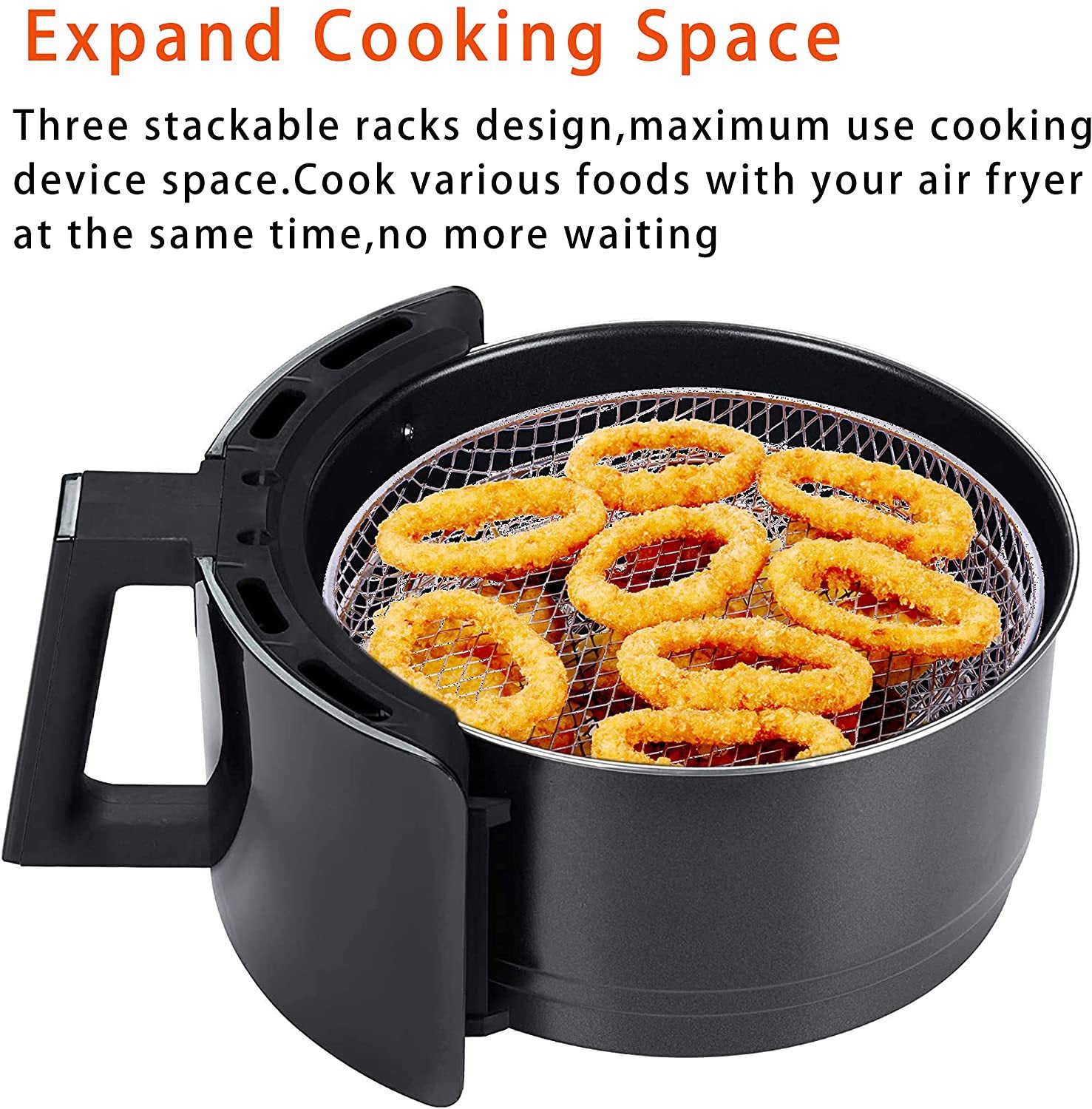 Airfryer Air Fryer Accessories Three Layer Round