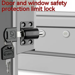 Aluminum Alloy Telescopic Window Limit Sliding Door Lock Buckle