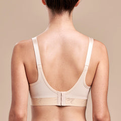 CARESS™ ULTRA-LOW COVERAGE POCKETED ZIP-FRONT BRA - STYLE NO. CAR-B09Z-01, CAR-B09Z-10, CAR-B09Z-11 - BEIGE