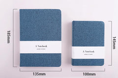 Japanese And Korean Small Cloth Super Thick Notebook