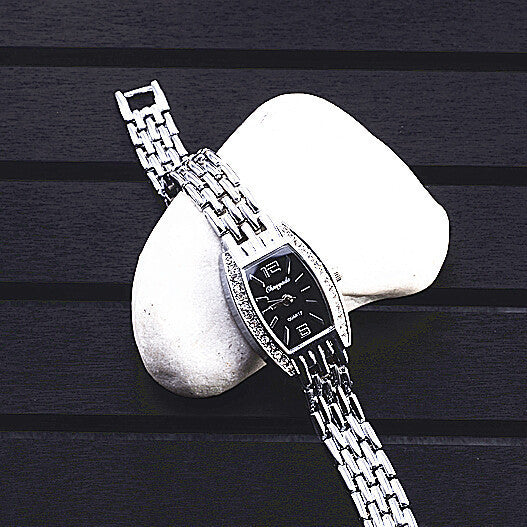 Women's Square Dial Diamond Bracelet Watch