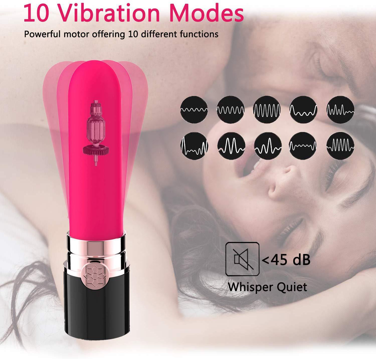 Rechargeable Lipstick Vibrator Women's Masturbation Device