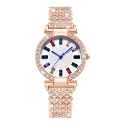 Full Diamond Quartz Bracelet Watch Fashion All-match Fashion Wrist Watch