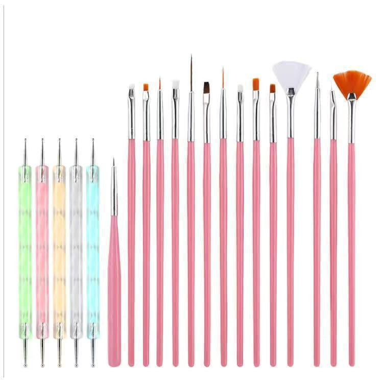 Pen Tool Set Point Drill Carving Flower Blooming Brush Pull Line Nail Polish