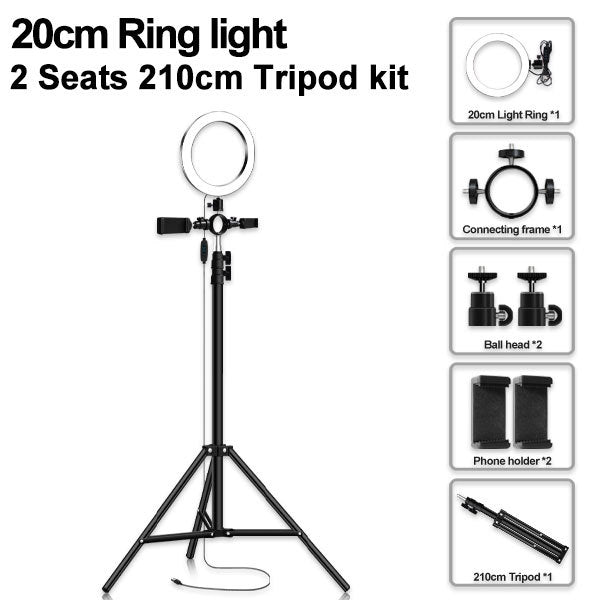 Compatible with Apple, led tripod multi-position fill light