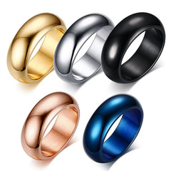 Light body titanium steel ring