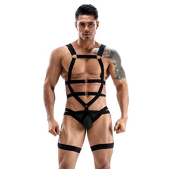 Muscle chest strap body shaper