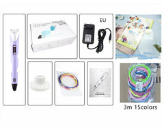 Children's 3d Printing Pen Three-dimensional Brush Toy Set