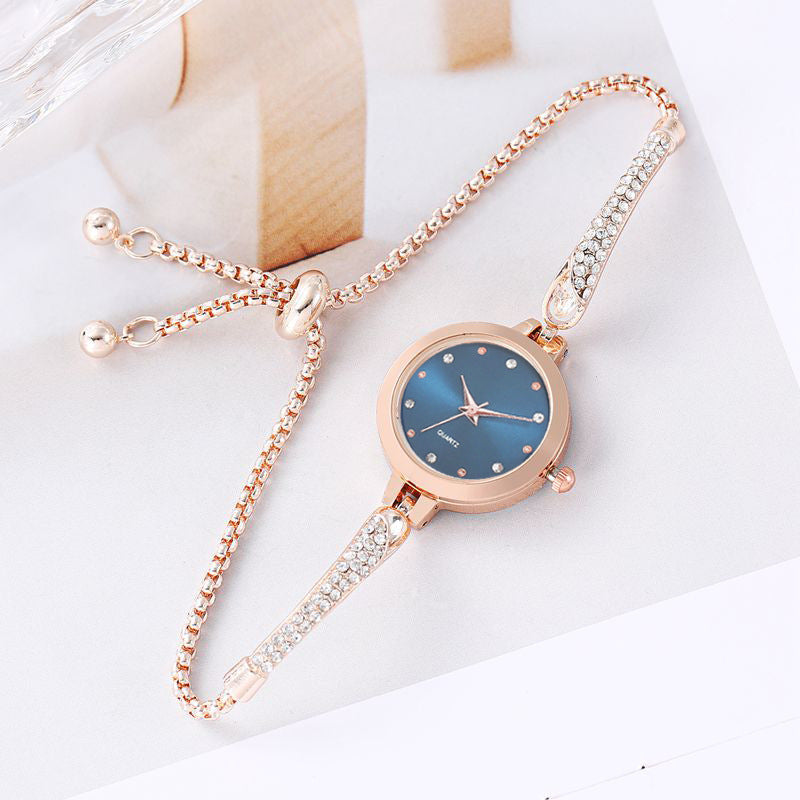 Women's Fashion Diamond Inlaid Elegant Bracelet Watch