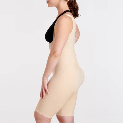 Compression Bodysuit for BBL Fat Transfer - Thigh Length - Style No. FBCS