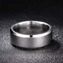 Light Men's Stainless Steel Ring Jewelry