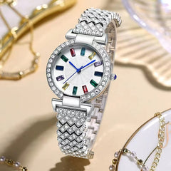 Full Diamond Quartz Bracelet Watch Fashion All-match Fashion Wrist Watch