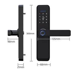 Smart Door Lock Gateway Fingerprint Password