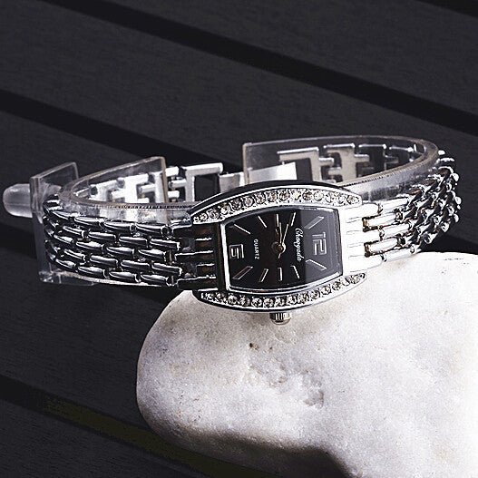 Women's Square Dial Diamond Bracelet Watch