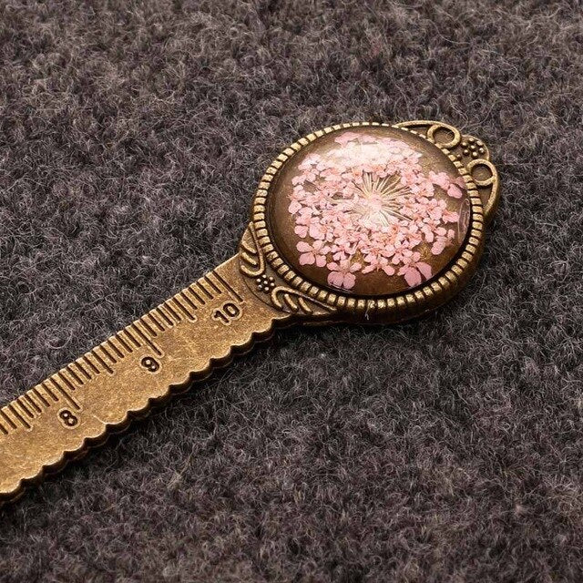 Dry flower gypsophila ruler