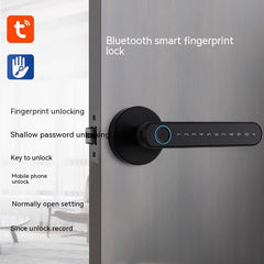 Punch-free Fingerprint Lock Household Wooden Door Smart Lock