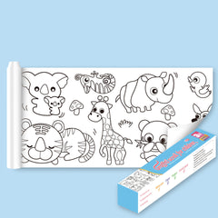 Children Paste DIY Graffiti Scroll Repeatedly Painting Toys