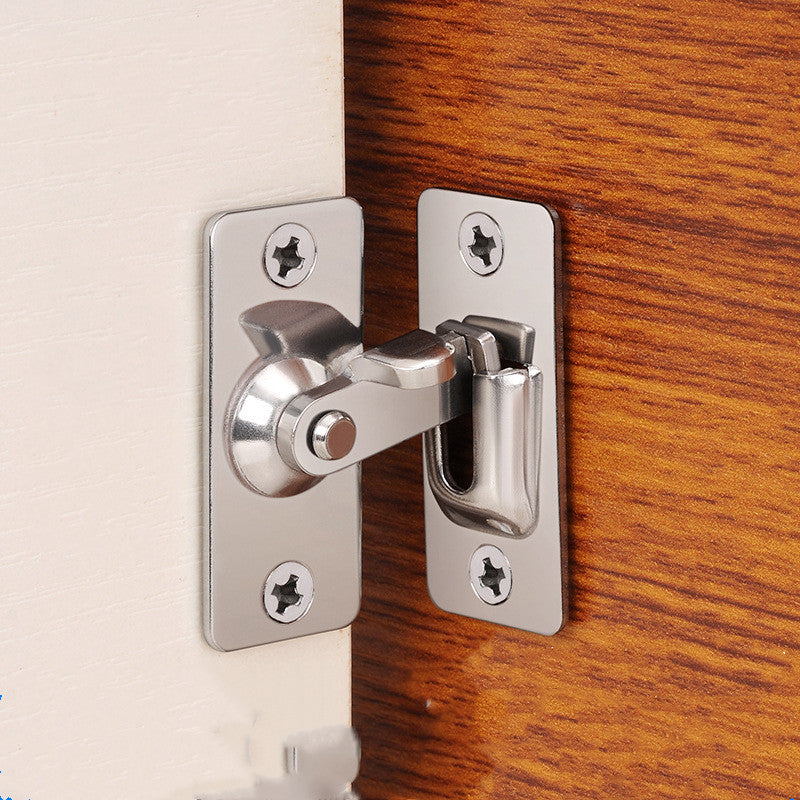 Door bolt stainless steel right angle lock