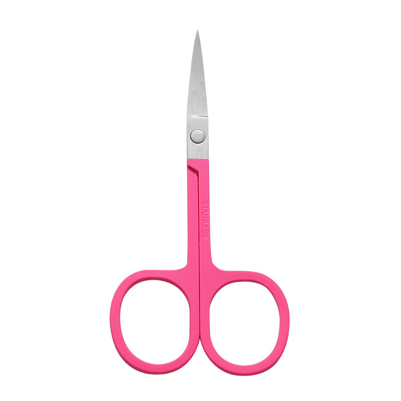 Women's Fashion Stainless Steel Eyebrow Trimmer Small Scissors