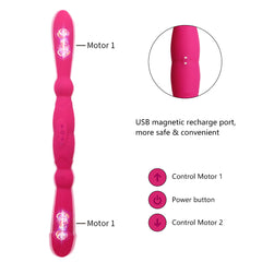 Two Women's Variable Cheering Stick Vibrator Gay Sex Toys