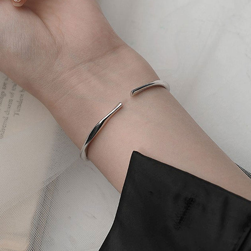 S999 Foot Silver Silver Jewelry Mobius Premium Bracelet