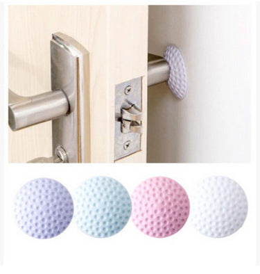 Thickened Silent Door Rear Wall Collision Pad Golf Modeling Rubber Bumper Door Handle Door Lock Protective Pad