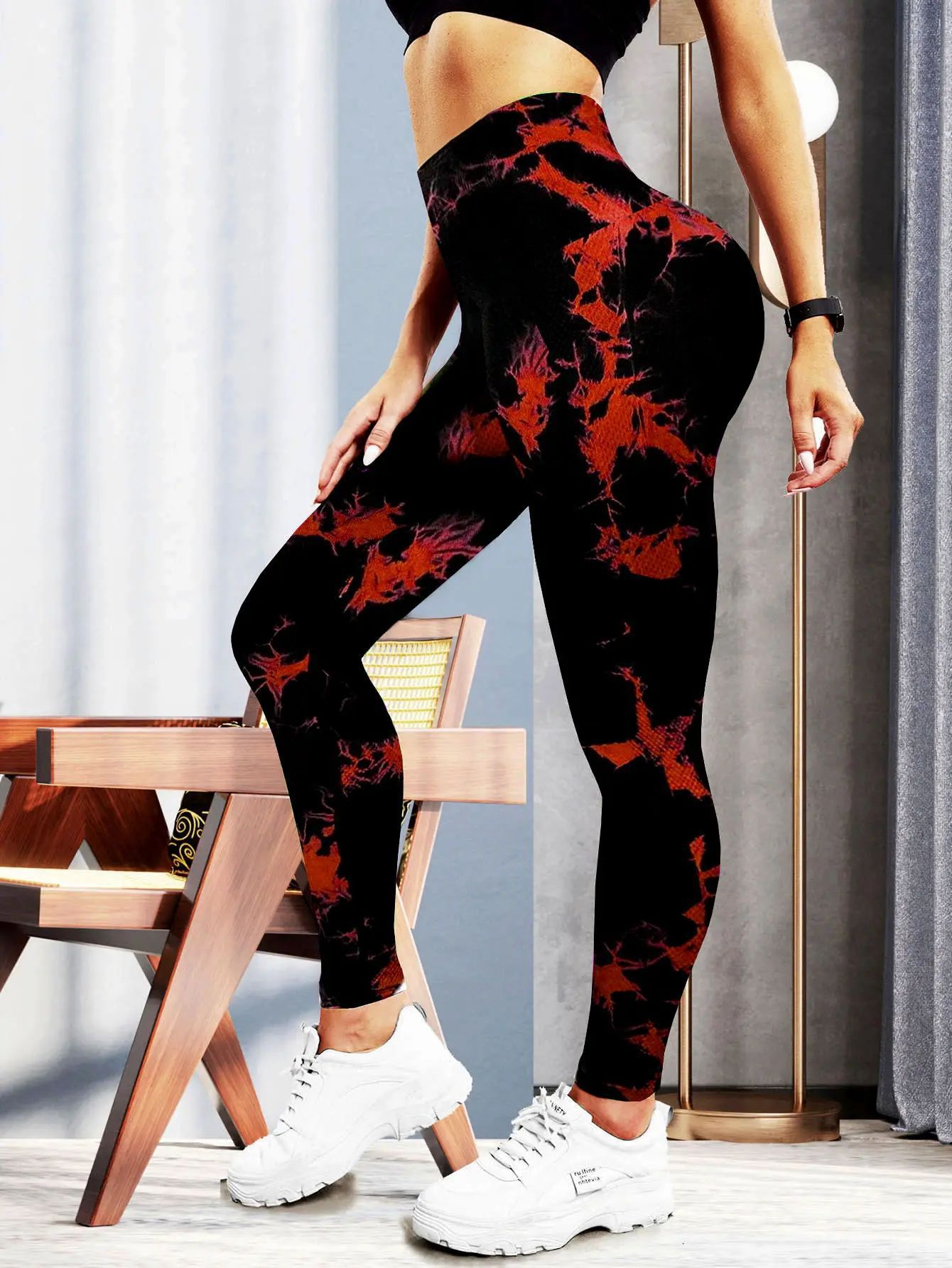 Women's Fashion Casual Tie-dye Yoga Pants