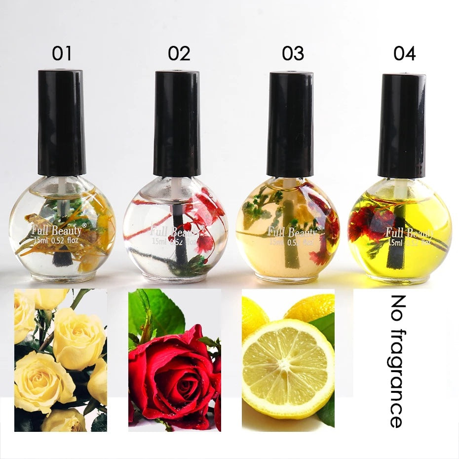 Floral Scented Dried Flowers With 15ml Nutritious Nail Polish