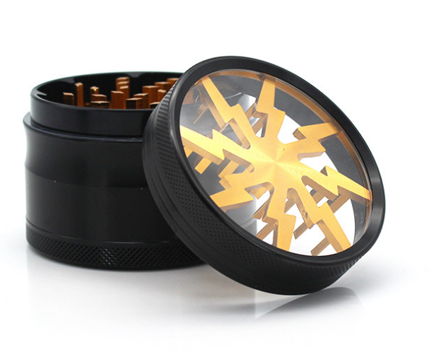 Aluminum Spice Grinder with Pollen Scraper