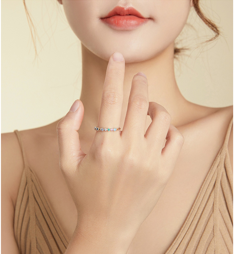 Light luxury niche girl ring