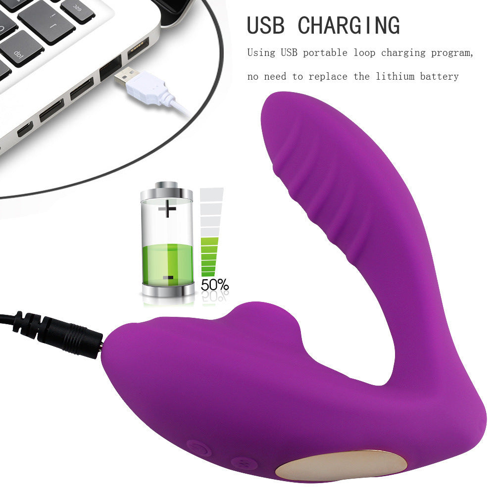 Sucking Vibrator Women's Double-headed Massage